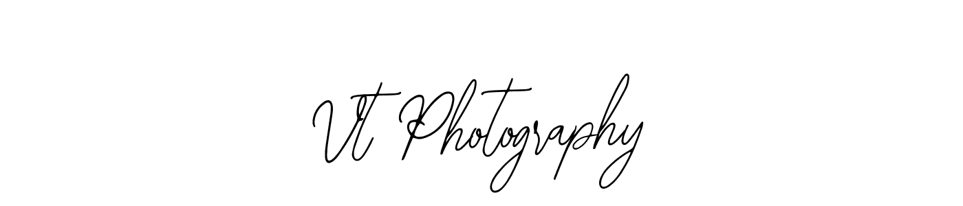 Make a beautiful signature design for name Vt Photography. Use this online signature maker to create a handwritten signature for free. Vt Photography signature style 12 images and pictures png