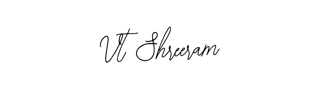 Use a signature maker to create a handwritten signature online. With this signature software, you can design (Bearetta-2O07w) your own signature for name Vt Shreeram. Vt Shreeram signature style 12 images and pictures png