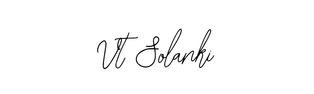 Make a beautiful signature design for name Vt Solanki. Use this online signature maker to create a handwritten signature for free. Vt Solanki signature style 12 images and pictures png