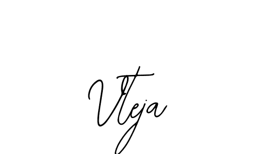 Make a beautiful signature design for name Vteja. With this signature (Bearetta-2O07w) style, you can create a handwritten signature for free. Vteja signature style 12 images and pictures png