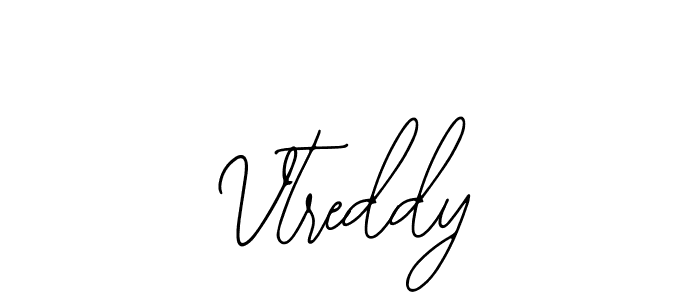 Make a beautiful signature design for name Vtreddy. With this signature (Bearetta-2O07w) style, you can create a handwritten signature for free. Vtreddy signature style 12 images and pictures png