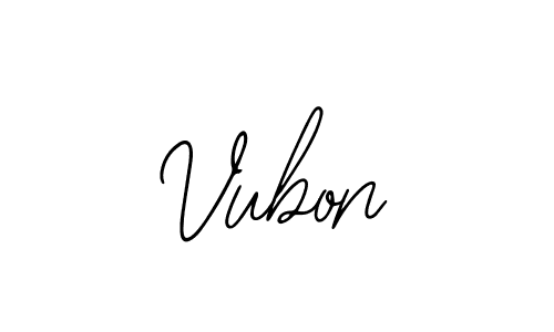 if you are searching for the best signature style for your name Vubon. so please give up your signature search. here we have designed multiple signature styles  using Bearetta-2O07w. Vubon signature style 12 images and pictures png