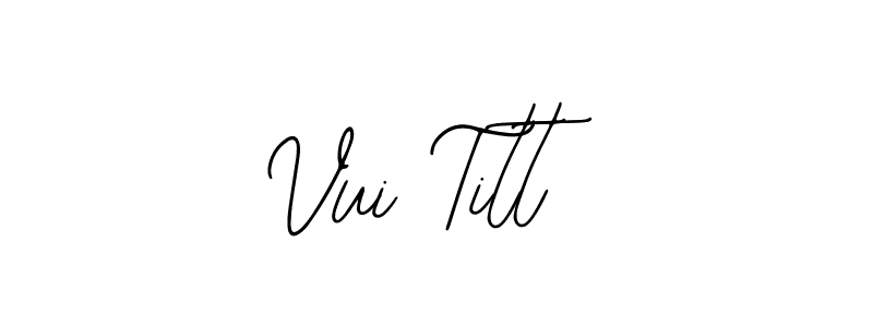 Make a short Vui Titt signature style. Manage your documents anywhere anytime using Bearetta-2O07w. Create and add eSignatures, submit forms, share and send files easily. Vui Titt signature style 12 images and pictures png