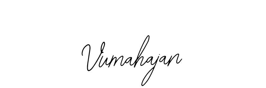 The best way (Bearetta-2O07w) to make a short signature is to pick only two or three words in your name. The name Vumahajan include a total of six letters. For converting this name. Vumahajan signature style 12 images and pictures png