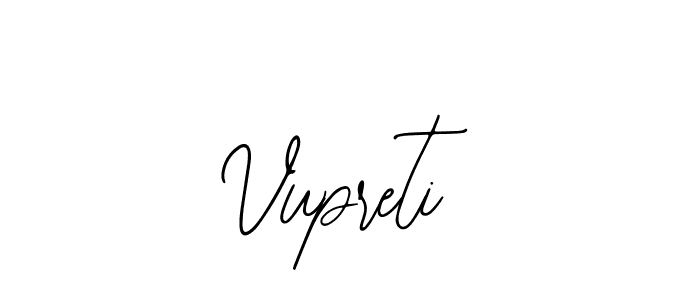 Vupreti stylish signature style. Best Handwritten Sign (Bearetta-2O07w) for my name. Handwritten Signature Collection Ideas for my name Vupreti. Vupreti signature style 12 images and pictures png