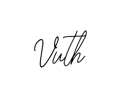 You can use this online signature creator to create a handwritten signature for the name Vuth. This is the best online autograph maker. Vuth signature style 12 images and pictures png