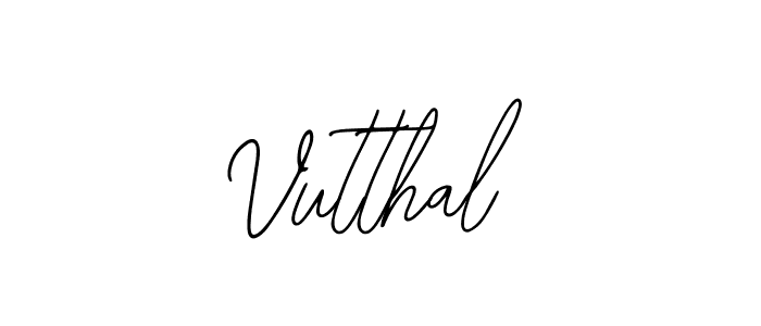 Make a beautiful signature design for name Vutthal. Use this online signature maker to create a handwritten signature for free. Vutthal signature style 12 images and pictures png