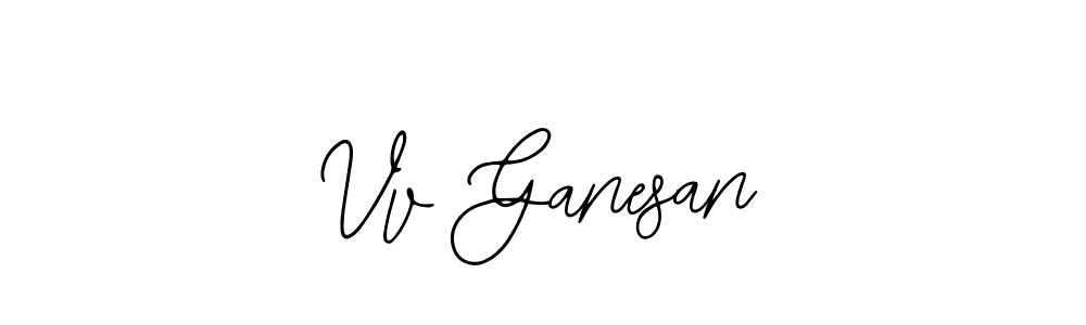 The best way (Bearetta-2O07w) to make a short signature is to pick only two or three words in your name. The name Vv Ganesan include a total of six letters. For converting this name. Vv Ganesan signature style 12 images and pictures png