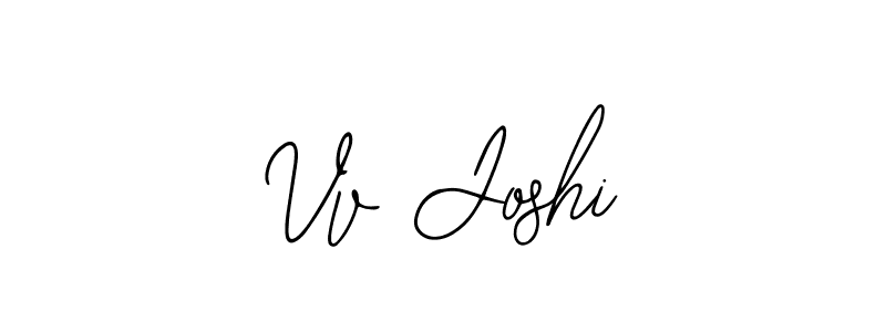 Vv Joshi stylish signature style. Best Handwritten Sign (Bearetta-2O07w) for my name. Handwritten Signature Collection Ideas for my name Vv Joshi. Vv Joshi signature style 12 images and pictures png