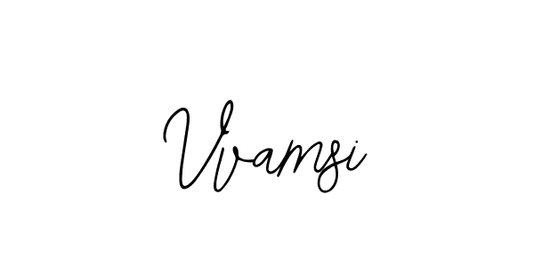 How to make Vvamsi name signature. Use Bearetta-2O07w style for creating short signs online. This is the latest handwritten sign. Vvamsi signature style 12 images and pictures png