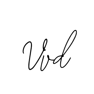 Design your own signature with our free online signature maker. With this signature software, you can create a handwritten (Bearetta-2O07w) signature for name Vvd. Vvd signature style 12 images and pictures png