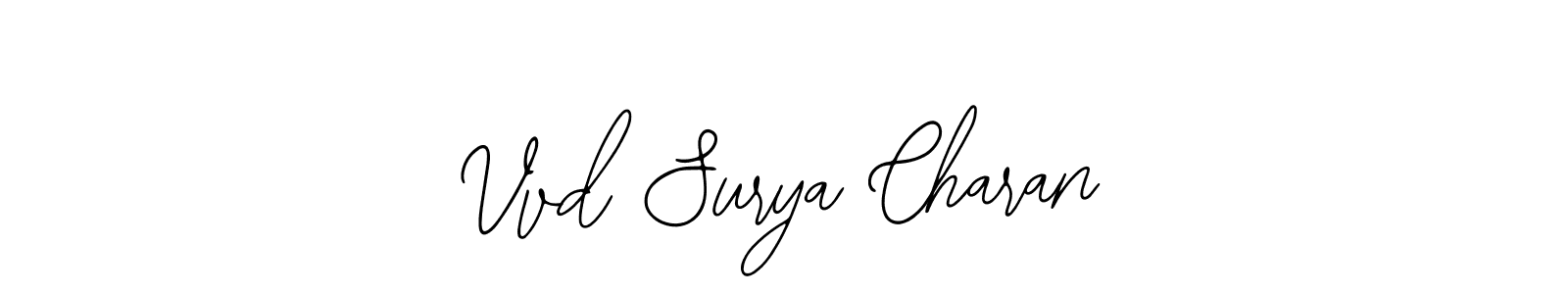 Make a beautiful signature design for name Vvd Surya Charan. With this signature (Bearetta-2O07w) style, you can create a handwritten signature for free. Vvd Surya Charan signature style 12 images and pictures png