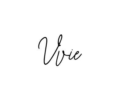 You should practise on your own different ways (Bearetta-2O07w) to write your name (Vvie) in signature. don't let someone else do it for you. Vvie signature style 12 images and pictures png