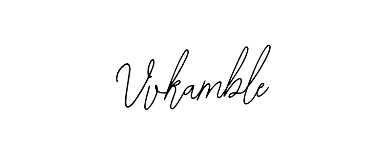 Design your own signature with our free online signature maker. With this signature software, you can create a handwritten (Bearetta-2O07w) signature for name Vvkamble. Vvkamble signature style 12 images and pictures png