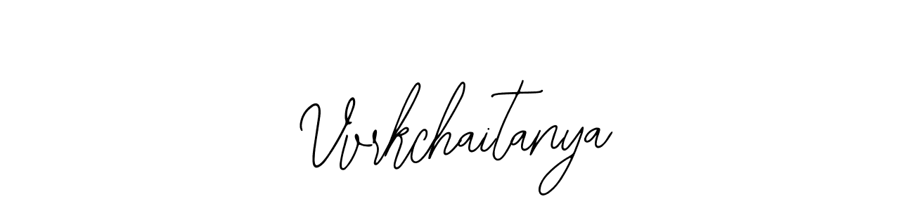 How to make Vvrkchaitanya signature? Bearetta-2O07w is a professional autograph style. Create handwritten signature for Vvrkchaitanya name. Vvrkchaitanya signature style 12 images and pictures png