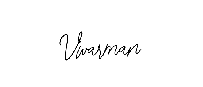 Design your own signature with our free online signature maker. With this signature software, you can create a handwritten (Bearetta-2O07w) signature for name Vwarman. Vwarman signature style 12 images and pictures png