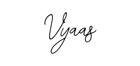 Practice writing Vyaas with the flow of Bearetta-2O07w lettering. A fantastic source of inspiration for developing your personal signature style. Vyaas signature style 12 images and pictures png
