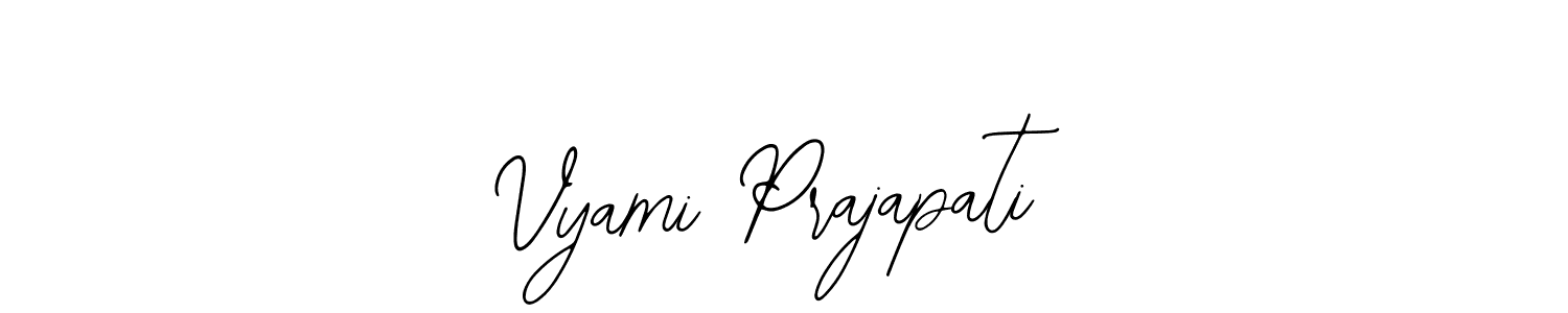 Make a short Vyami Prajapati signature style. Manage your documents anywhere anytime using Bearetta-2O07w. Create and add eSignatures, submit forms, share and send files easily. Vyami Prajapati signature style 12 images and pictures png