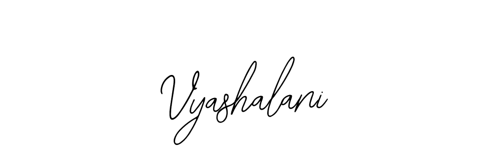 Use a signature maker to create a handwritten signature online. With this signature software, you can design (Bearetta-2O07w) your own signature for name Vyashalani. Vyashalani signature style 12 images and pictures png