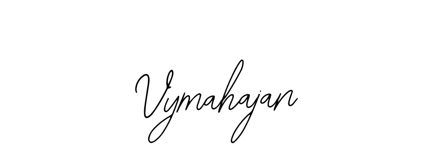 Bearetta-2O07w is a professional signature style that is perfect for those who want to add a touch of class to their signature. It is also a great choice for those who want to make their signature more unique. Get Vymahajan name to fancy signature for free. Vymahajan signature style 12 images and pictures png