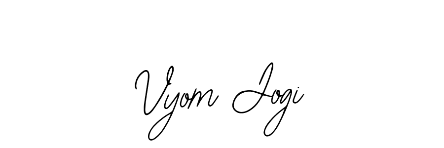 Bearetta-2O07w is a professional signature style that is perfect for those who want to add a touch of class to their signature. It is also a great choice for those who want to make their signature more unique. Get Vyom Jogi name to fancy signature for free. Vyom Jogi signature style 12 images and pictures png