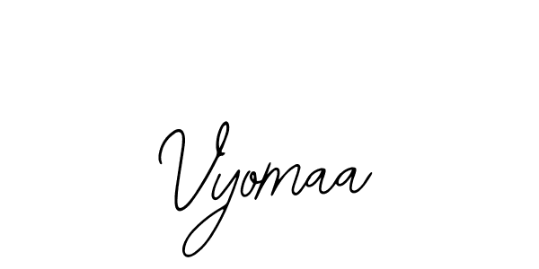 Vyomaa stylish signature style. Best Handwritten Sign (Bearetta-2O07w) for my name. Handwritten Signature Collection Ideas for my name Vyomaa. Vyomaa signature style 12 images and pictures png