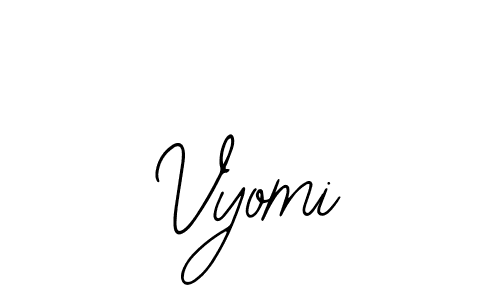 Create a beautiful signature design for name Vyomi. With this signature (Bearetta-2O07w) fonts, you can make a handwritten signature for free. Vyomi signature style 12 images and pictures png
