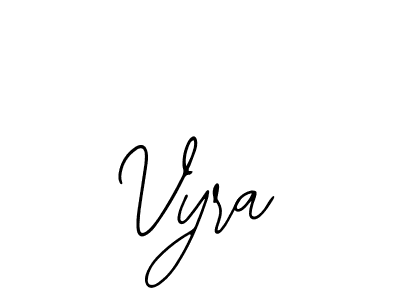 Vyra stylish signature style. Best Handwritten Sign (Bearetta-2O07w) for my name. Handwritten Signature Collection Ideas for my name Vyra. Vyra signature style 12 images and pictures png