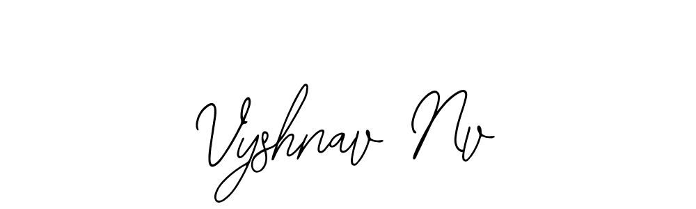 Also You can easily find your signature by using the search form. We will create Vyshnav Nv name handwritten signature images for you free of cost using Bearetta-2O07w sign style. Vyshnav Nv signature style 12 images and pictures png