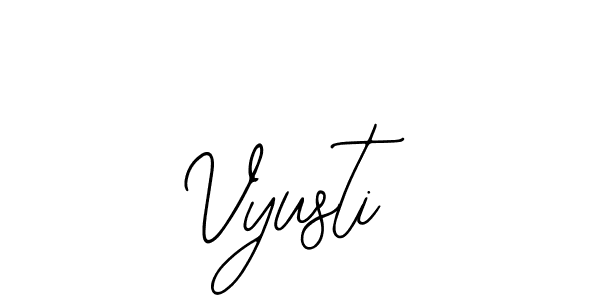 The best way (Bearetta-2O07w) to make a short signature is to pick only two or three words in your name. The name Vyusti include a total of six letters. For converting this name. Vyusti signature style 12 images and pictures png