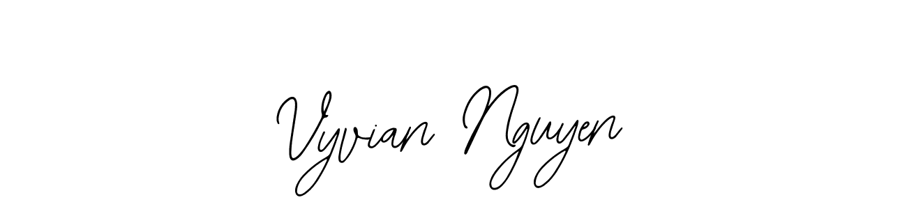 Make a beautiful signature design for name Vyvian Nguyen. With this signature (Bearetta-2O07w) style, you can create a handwritten signature for free. Vyvian Nguyen signature style 12 images and pictures png