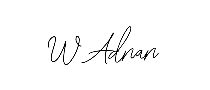 Create a beautiful signature design for name W Adnan. With this signature (Bearetta-2O07w) fonts, you can make a handwritten signature for free. W Adnan signature style 12 images and pictures png