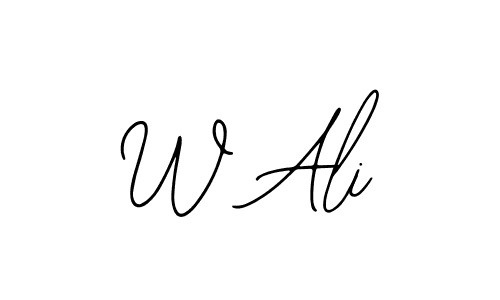 It looks lik you need a new signature style for name W Ali. Design unique handwritten (Bearetta-2O07w) signature with our free signature maker in just a few clicks. W Ali signature style 12 images and pictures png