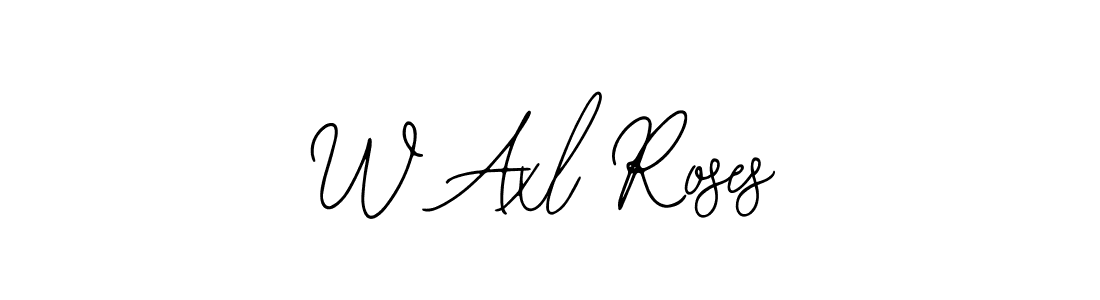 Make a beautiful signature design for name W Axl Roses. With this signature (Bearetta-2O07w) style, you can create a handwritten signature for free. W Axl Roses signature style 12 images and pictures png