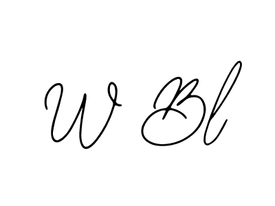 Best and Professional Signature Style for W Bl. Bearetta-2O07w Best Signature Style Collection. W Bl signature style 12 images and pictures png