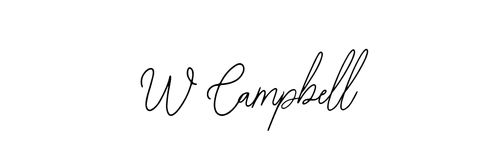 Also we have W Campbell name is the best signature style. Create professional handwritten signature collection using Bearetta-2O07w autograph style. W Campbell signature style 12 images and pictures png