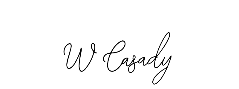Also we have W Casady name is the best signature style. Create professional handwritten signature collection using Bearetta-2O07w autograph style. W Casady signature style 12 images and pictures png