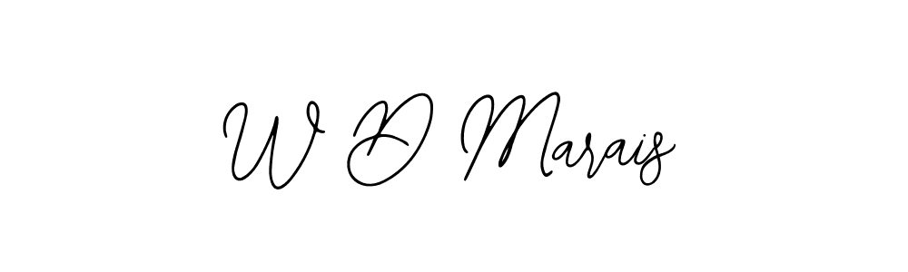 W D Marais stylish signature style. Best Handwritten Sign (Bearetta-2O07w) for my name. Handwritten Signature Collection Ideas for my name W D Marais. W D Marais signature style 12 images and pictures png