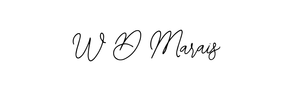 Make a beautiful signature design for name W D Marais. With this signature (Bearetta-2O07w) style, you can create a handwritten signature for free. W D Marais signature style 12 images and pictures png