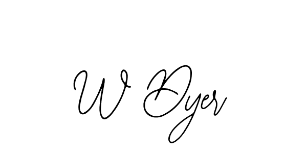 W Dyer stylish signature style. Best Handwritten Sign (Bearetta-2O07w) for my name. Handwritten Signature Collection Ideas for my name W Dyer. W Dyer signature style 12 images and pictures png