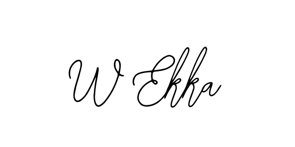 Similarly Bearetta-2O07w is the best handwritten signature design. Signature creator online .You can use it as an online autograph creator for name W Ekka. W Ekka signature style 12 images and pictures png