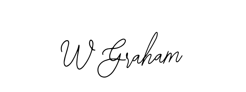 How to make W Graham signature? Bearetta-2O07w is a professional autograph style. Create handwritten signature for W Graham name. W Graham signature style 12 images and pictures png