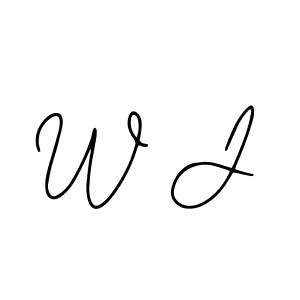 How to make W J signature? Bearetta-2O07w is a professional autograph style. Create handwritten signature for W J name. W J signature style 12 images and pictures png