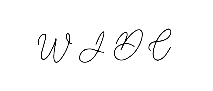 Create a beautiful signature design for name W J D C. With this signature (Bearetta-2O07w) fonts, you can make a handwritten signature for free. W J D C signature style 12 images and pictures png