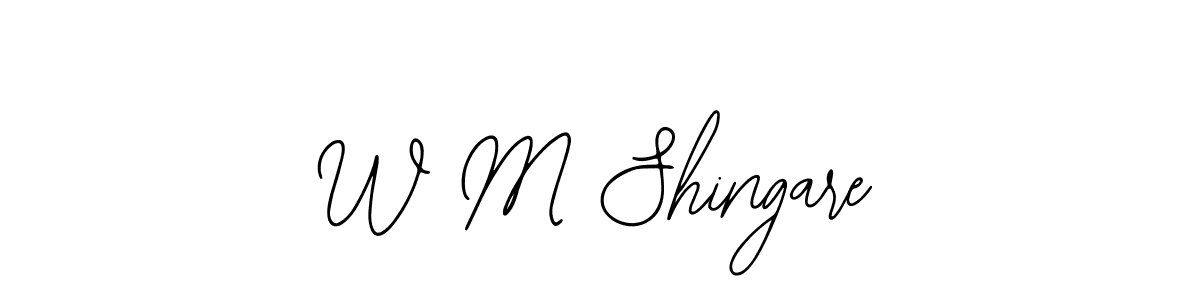 Make a beautiful signature design for name W M Shingare. Use this online signature maker to create a handwritten signature for free. W M Shingare signature style 12 images and pictures png