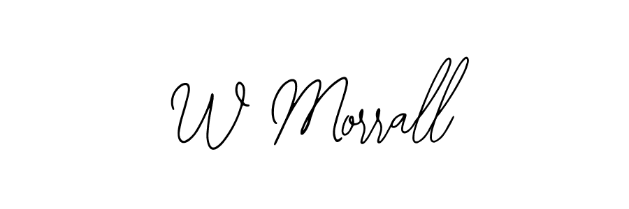 Best and Professional Signature Style for W Morrall. Bearetta-2O07w Best Signature Style Collection. W Morrall signature style 12 images and pictures png