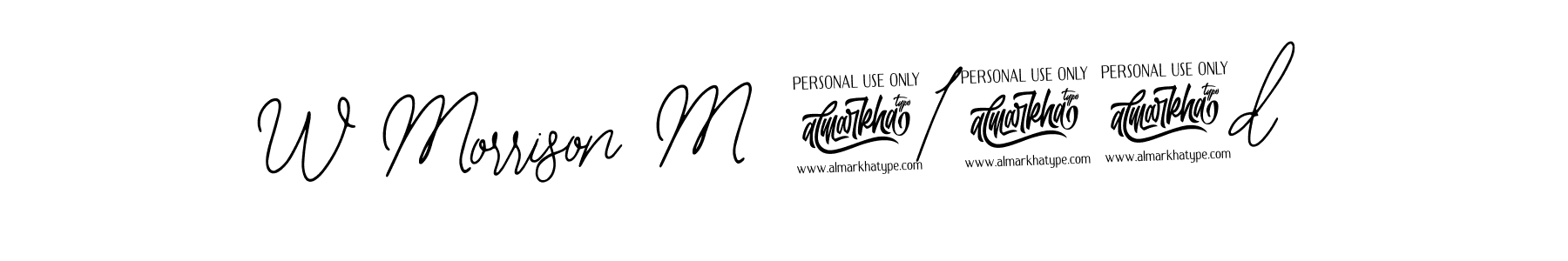 Also You can easily find your signature by using the search form. We will create W Morrison M82124d name handwritten signature images for you free of cost using Bearetta-2O07w sign style. W Morrison M82124d signature style 12 images and pictures png