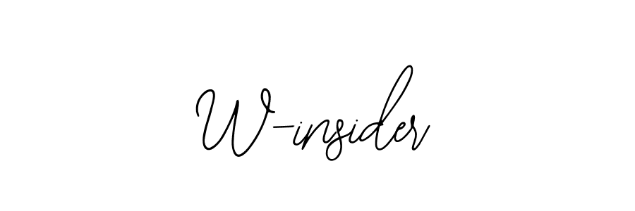 You can use this online signature creator to create a handwritten signature for the name W-insider. This is the best online autograph maker. W-insider signature style 12 images and pictures png