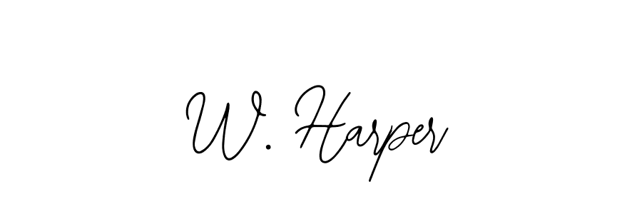 Also You can easily find your signature by using the search form. We will create W. Harper name handwritten signature images for you free of cost using Bearetta-2O07w sign style. W. Harper signature style 12 images and pictures png