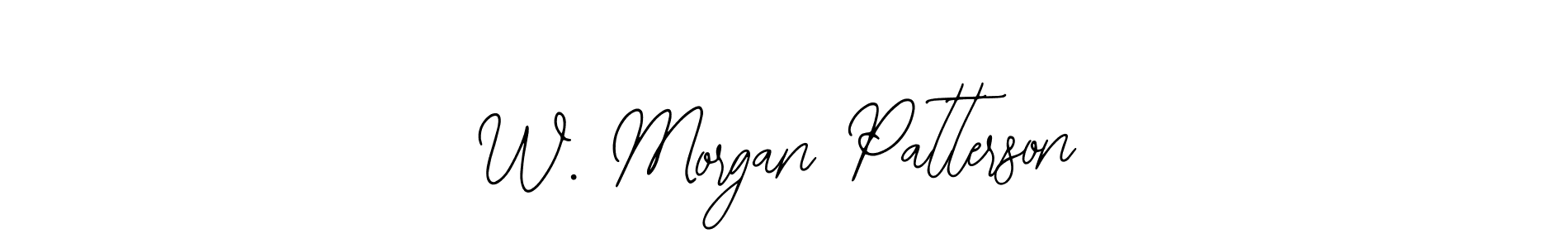 Create a beautiful signature design for name W. Morgan Patterson. With this signature (Bearetta-2O07w) fonts, you can make a handwritten signature for free. W. Morgan Patterson signature style 12 images and pictures png